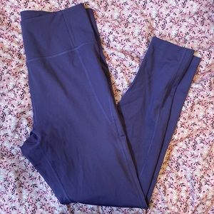 Girlfriend Collective leggings, purple, XL.